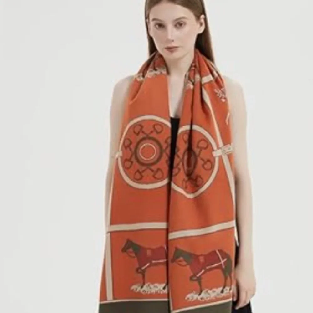 Anthro Kerri Horse Poncho Scarf